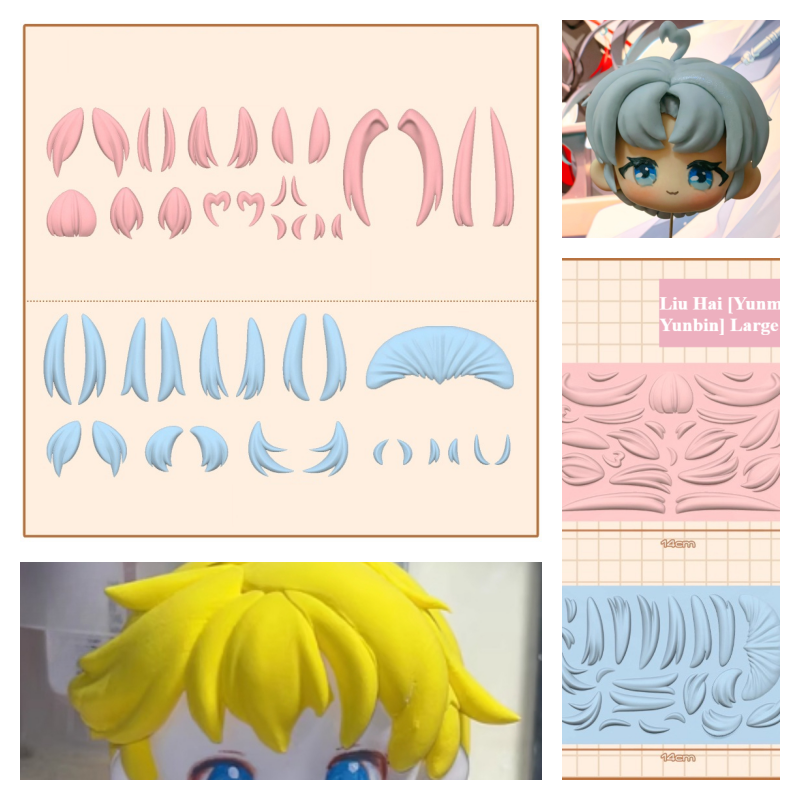 Pomade Hair Clay - Clay Bangs Silicone Mold Handmade DIY