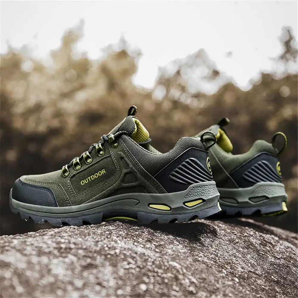 Men'S Grooming Salon Sky - Non-slip Lace Up Hiking Tennis For