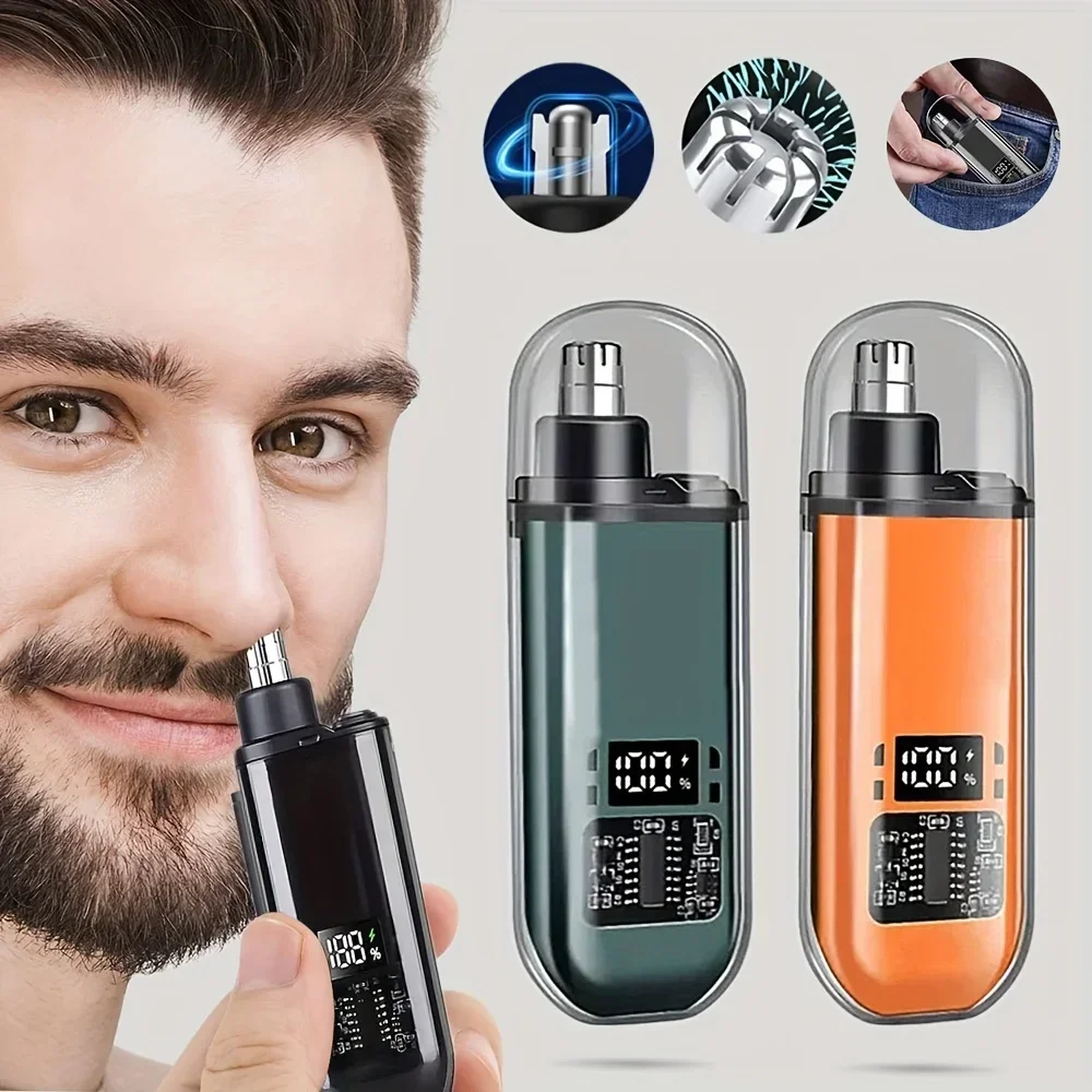 Grooming Men'S Hair - Nose Ear Hair Trimmer USB Rechargeable