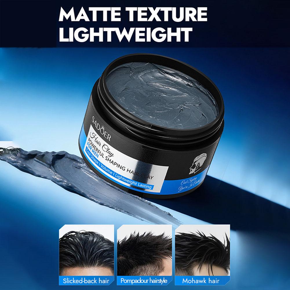 Pomade Hair Clay - Men's Hair Styling Clay Strong Hold