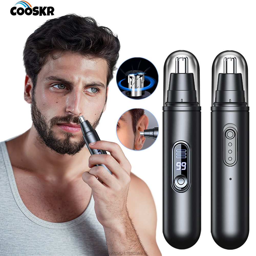 Men'S Grooming Clippers - Mini Nose Hair Trimmer Rechargeable Automatic