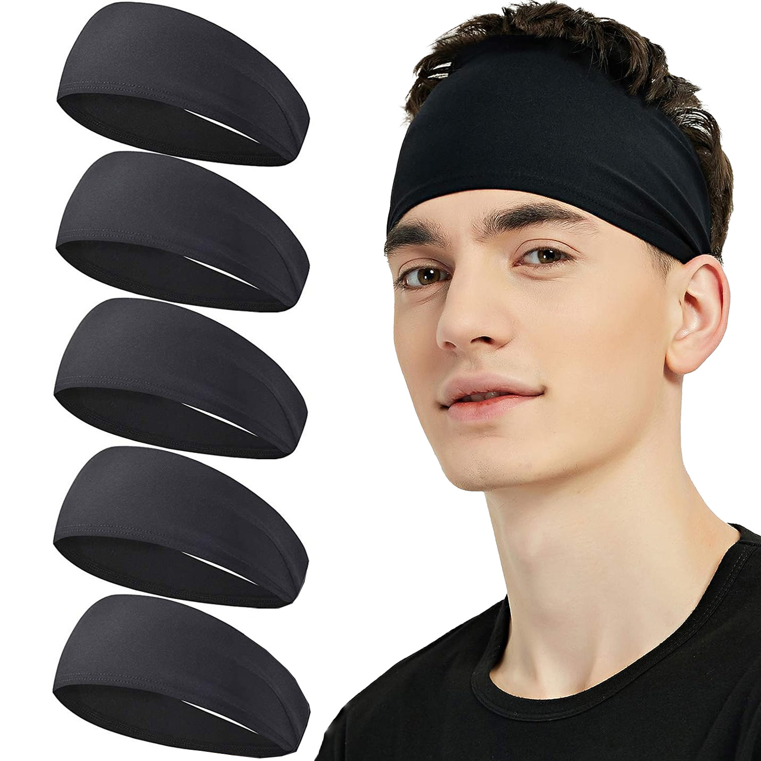 Men'S Grooming Tape - Sweatband for Men Women Elastic Sport