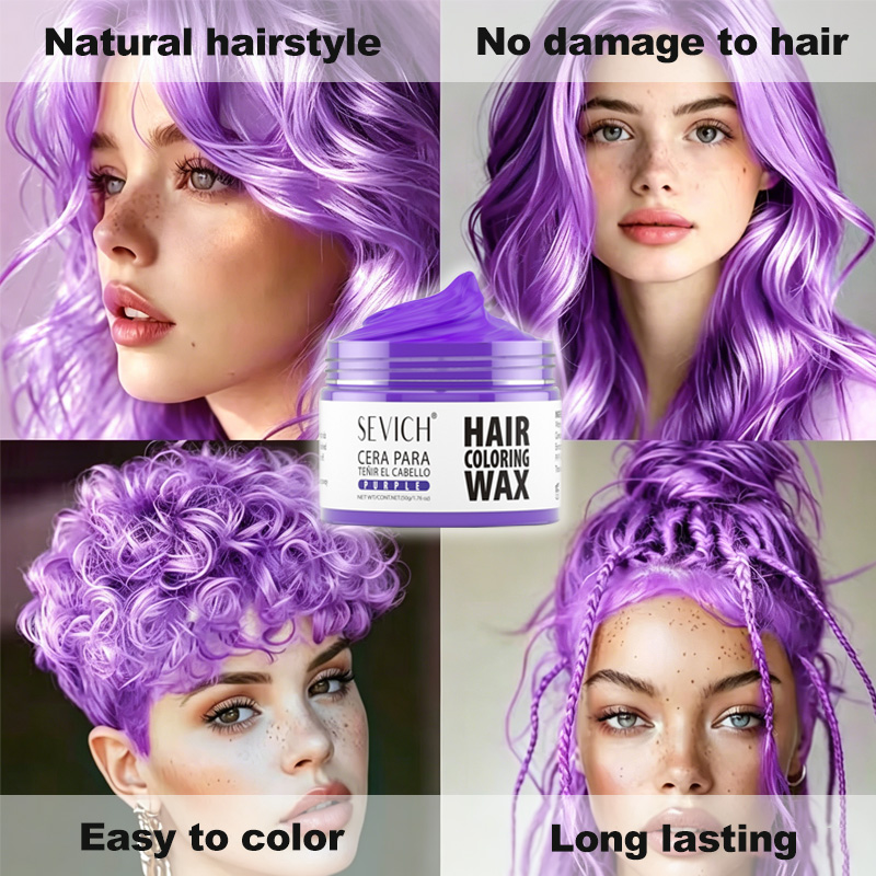 Pomade Hair Clay - Valentine's Day Hair Color Wax for