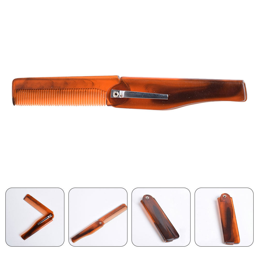 Grooming Men'S Hair - Foldable Hair Comb for Men Portable