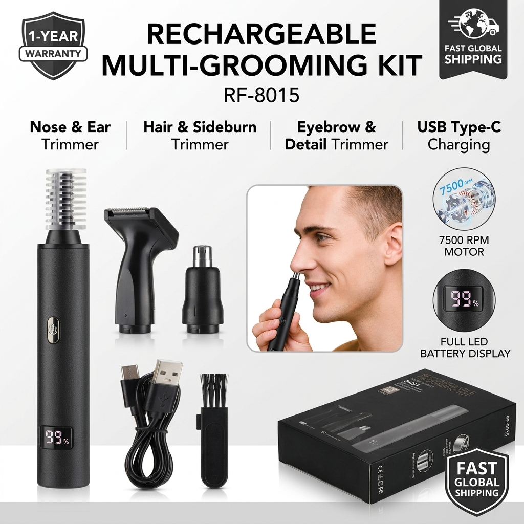 Mens Grooming Box - Nose Hair Trimmer for Men 3