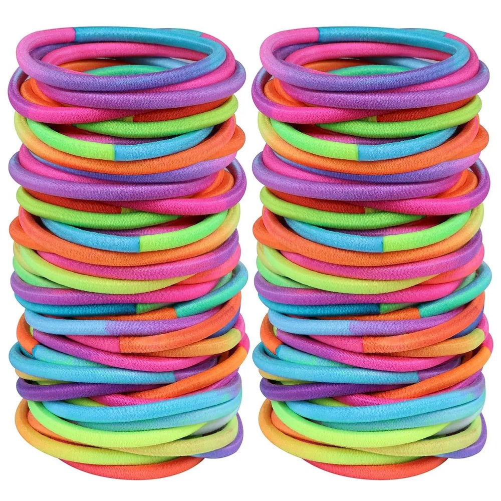 Men'S Grooming Tape - 10/30/50Pcs 4mm Black Elastic Hair Bands