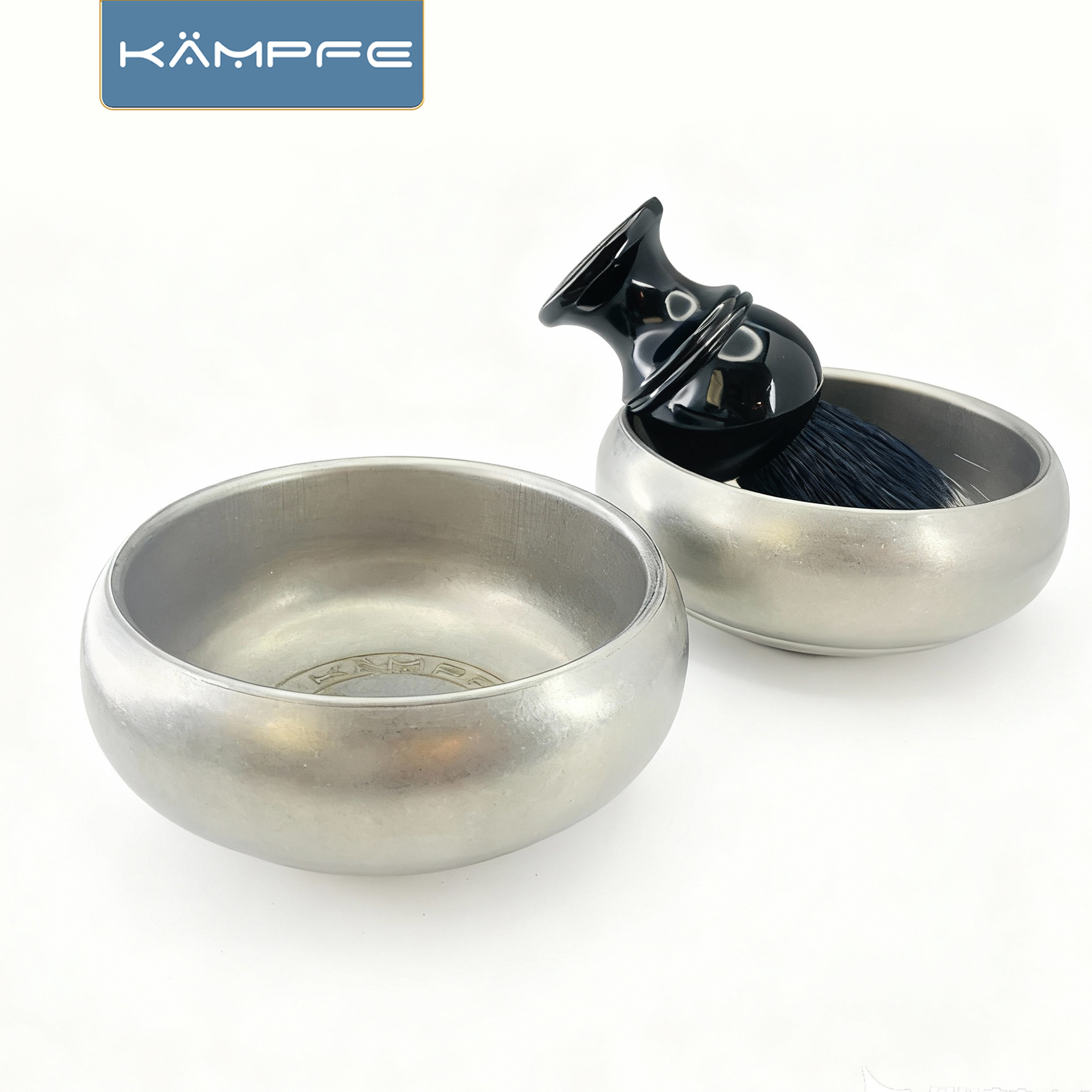 Men'S Grooming Barbershop - KAMPFE Stainless Steel Shaving Bowl, Essential