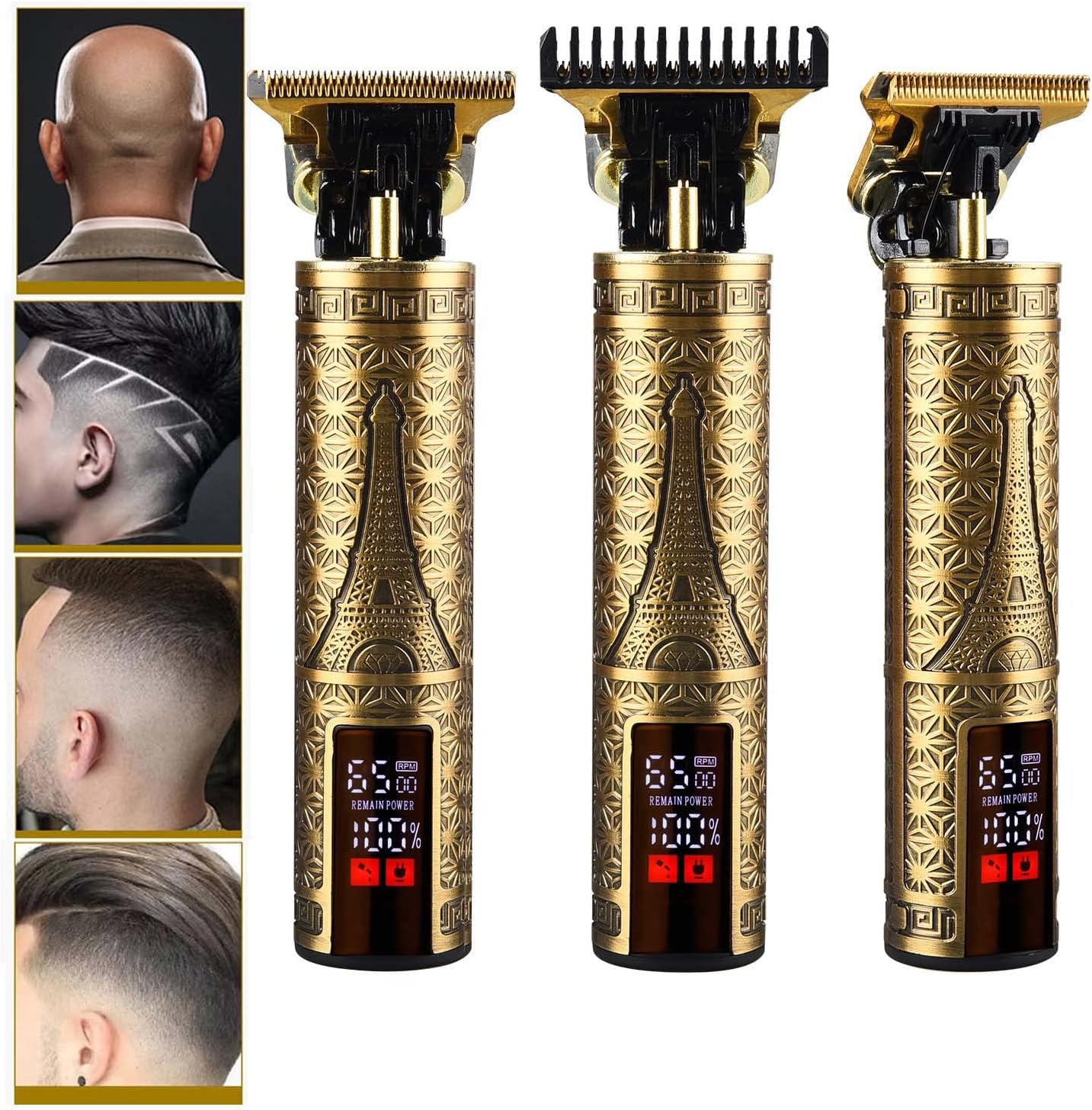 Men'S Grooming Barbershop - Professional Cordless Hair Trimmer for Men
