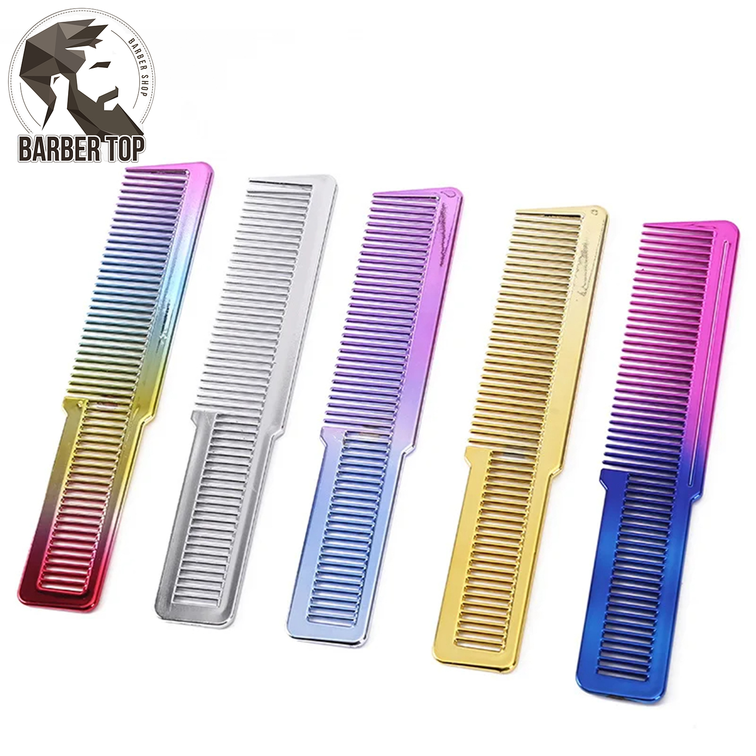 Men'S Grooming Oil - Colorful Barber Comb Men Portable Cut