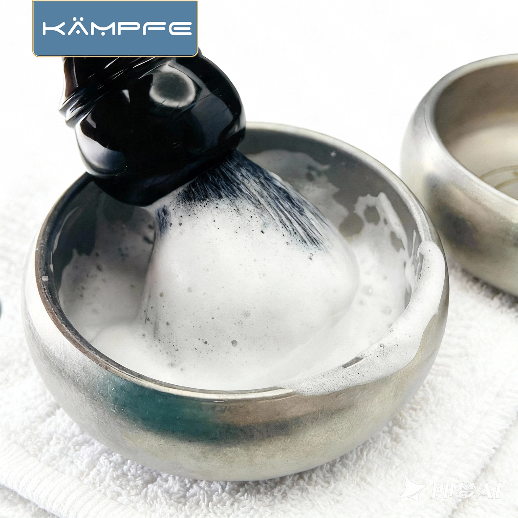 Men'S Grooming Barbershop - Kampfe Durable Stainless Steel Shaving Bowl,