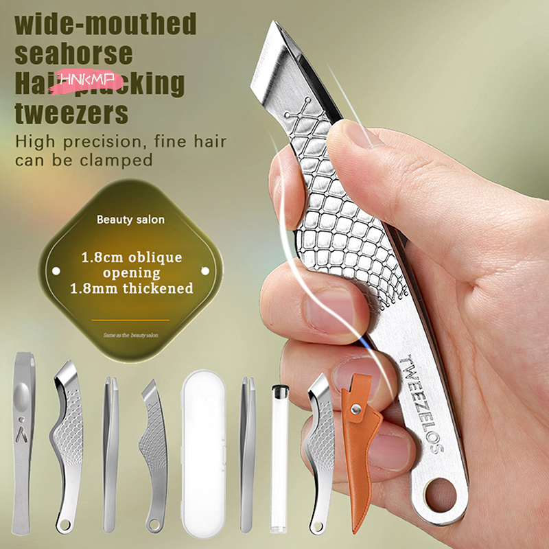 Grooming Men'S Hair - Professional Wide Mouth Hair Plucking Tweezers