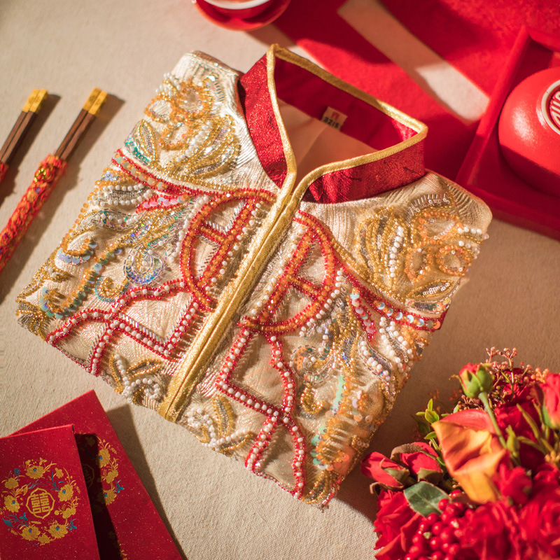 Men'S Grooming Services - Chinese Style Wedding Clothes Golden Dragon