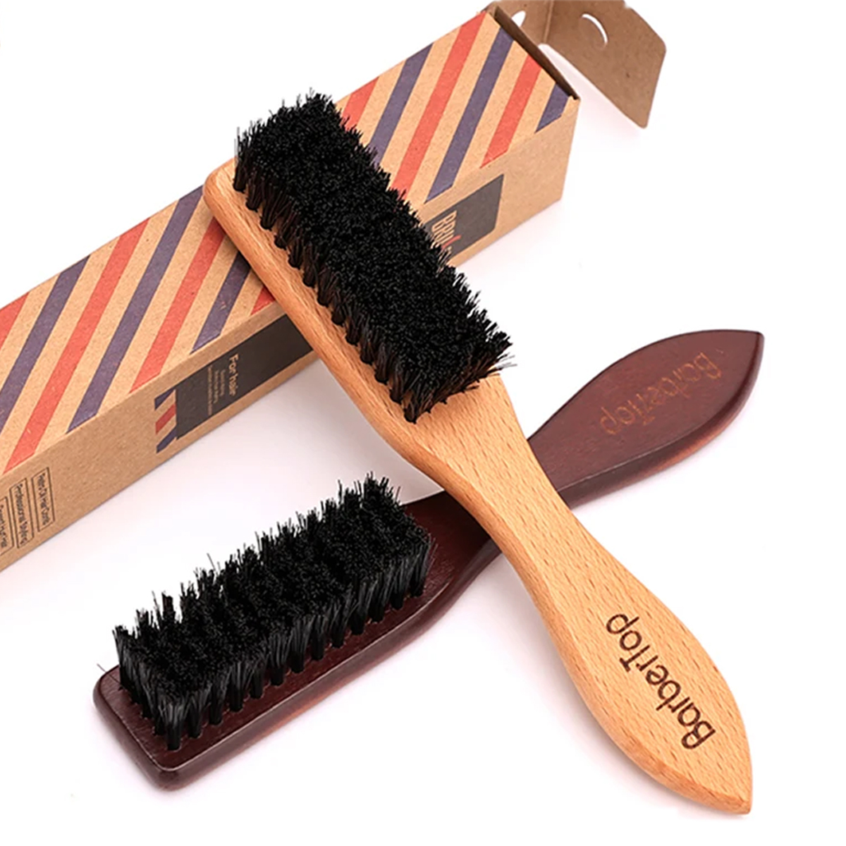 Barbershop Wooden Handle Boar  - Grooming Men'S Hair recension och pris