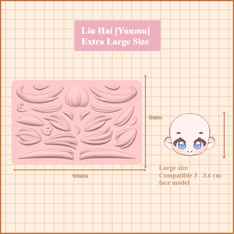 Clay Bangs Silicone Mold Handm - Pomade Hair Clay recension och pris