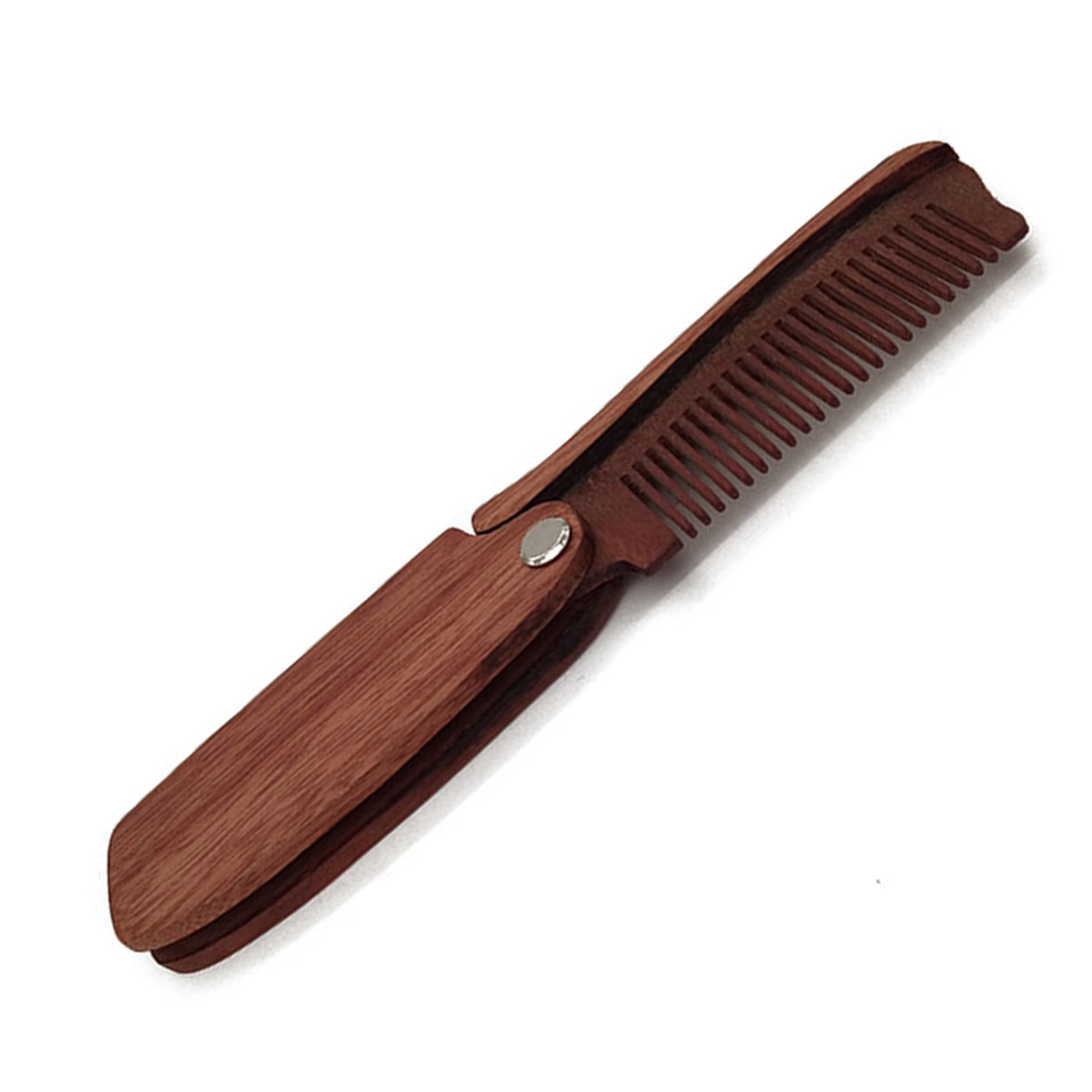 Wooden Beard Comb Foldable Tra - Grooming Men'S Hair recension och pris