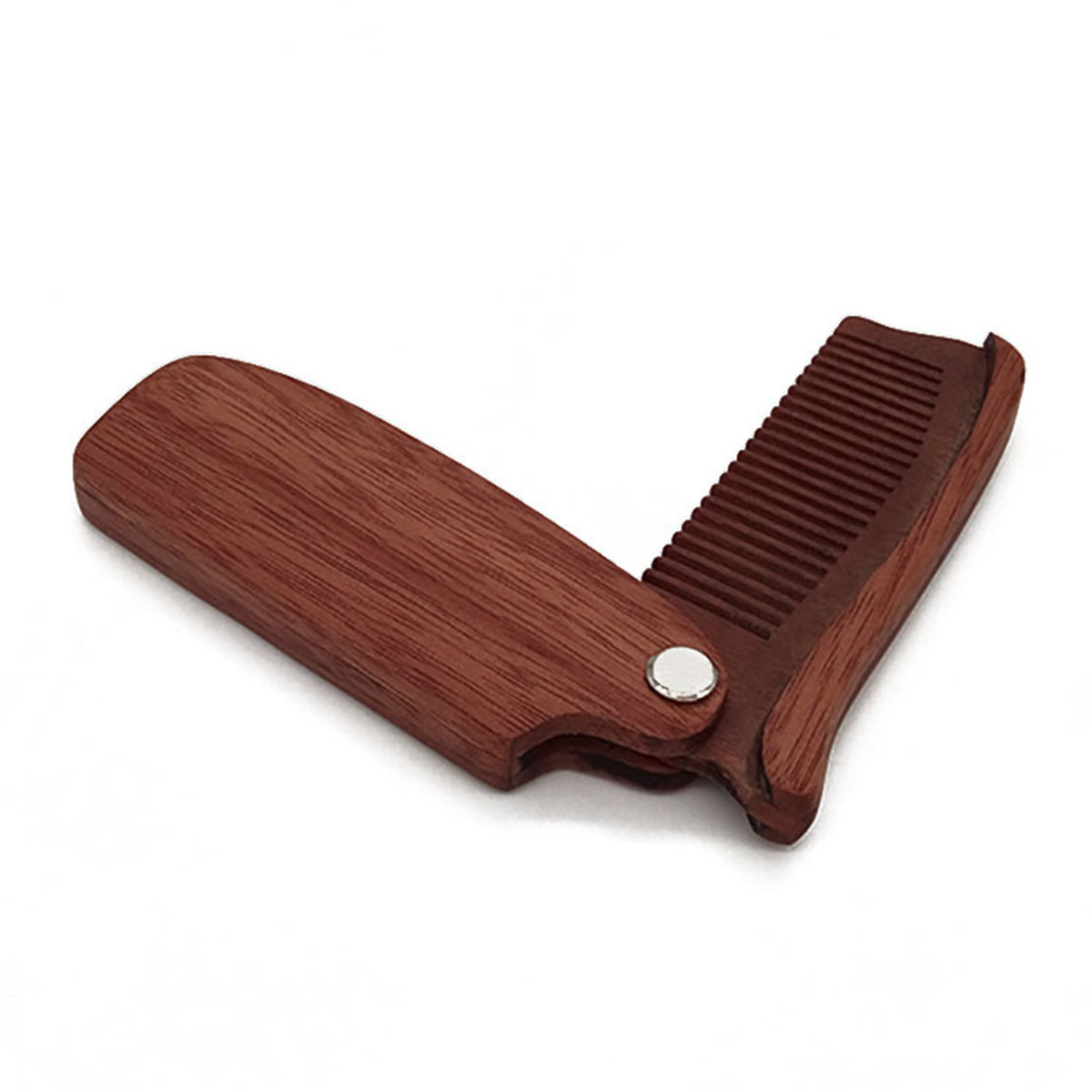 Wooden Beard Comb Foldable Tra - Grooming Men'S Hair recension och pris
