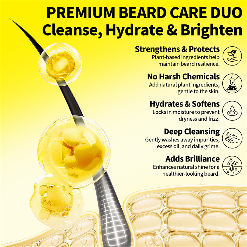 Men Beard Oil Kit Beard Moistu - Men'S Grooming Oil recension och pris