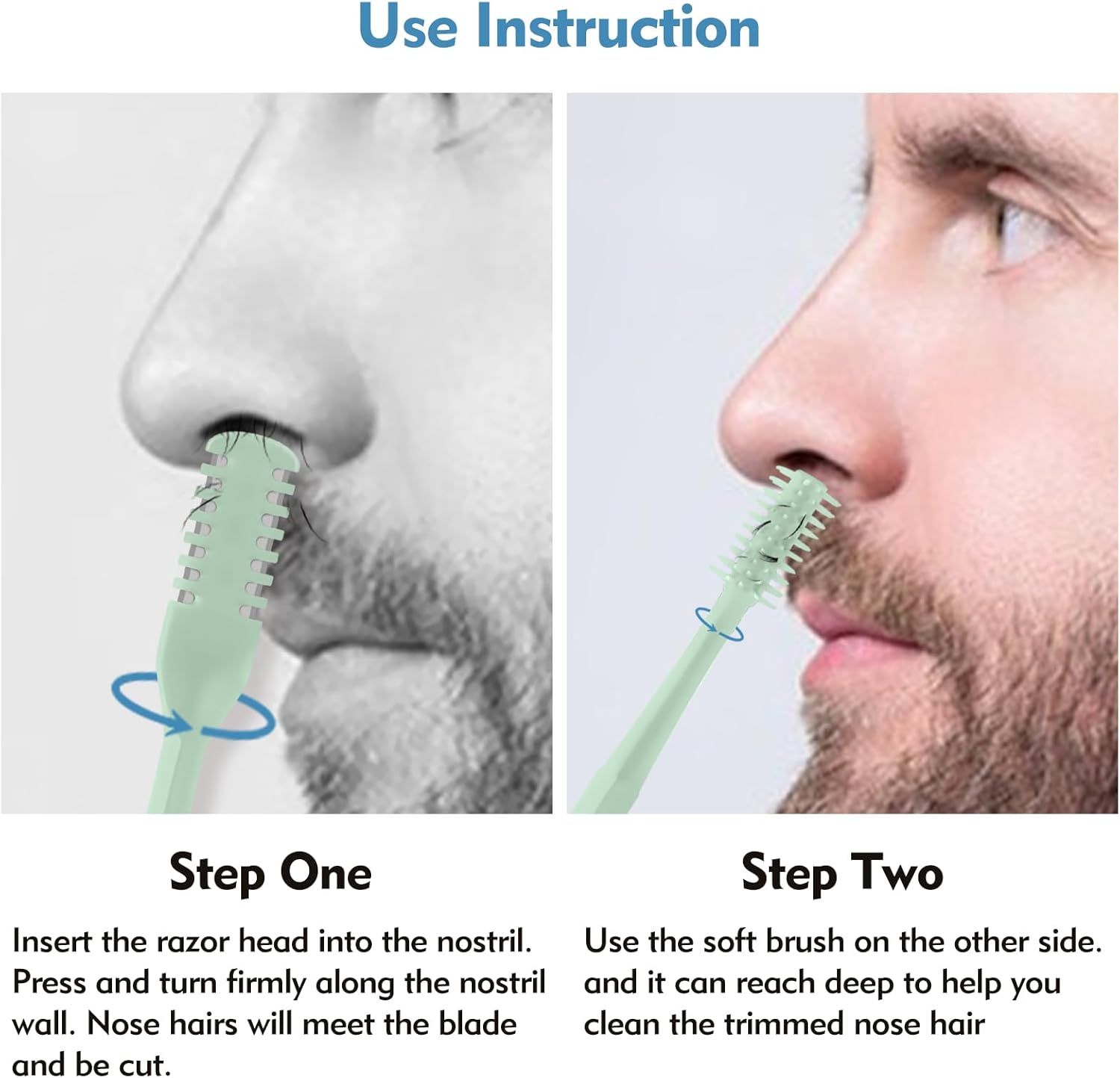 5/20/50Pcs 2-in-1 Nasal Cutter - Grooming Men'S Hair recension och pris