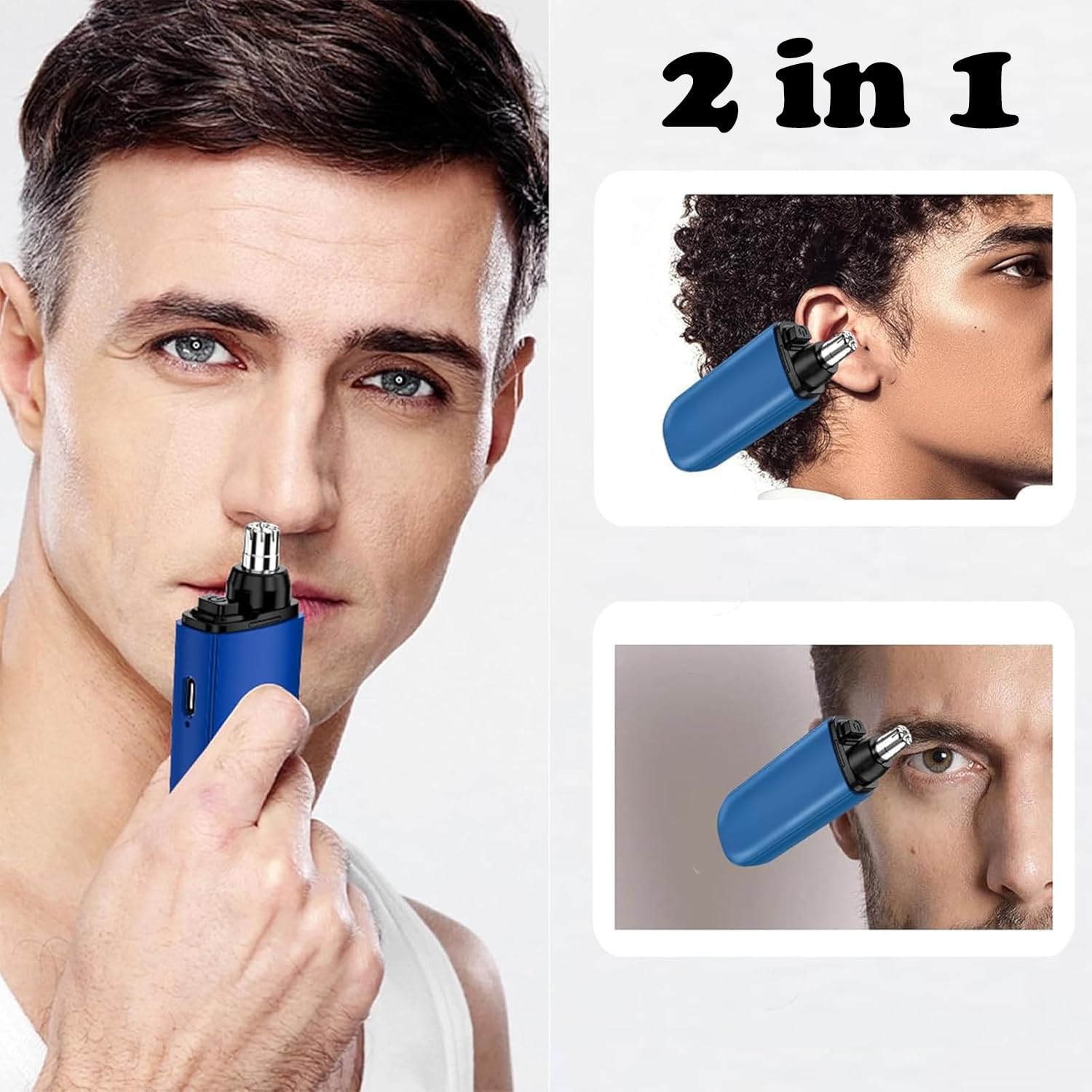 Nose Ear Hair Trimmer USB Rech - Grooming Men'S Hair recension och pris