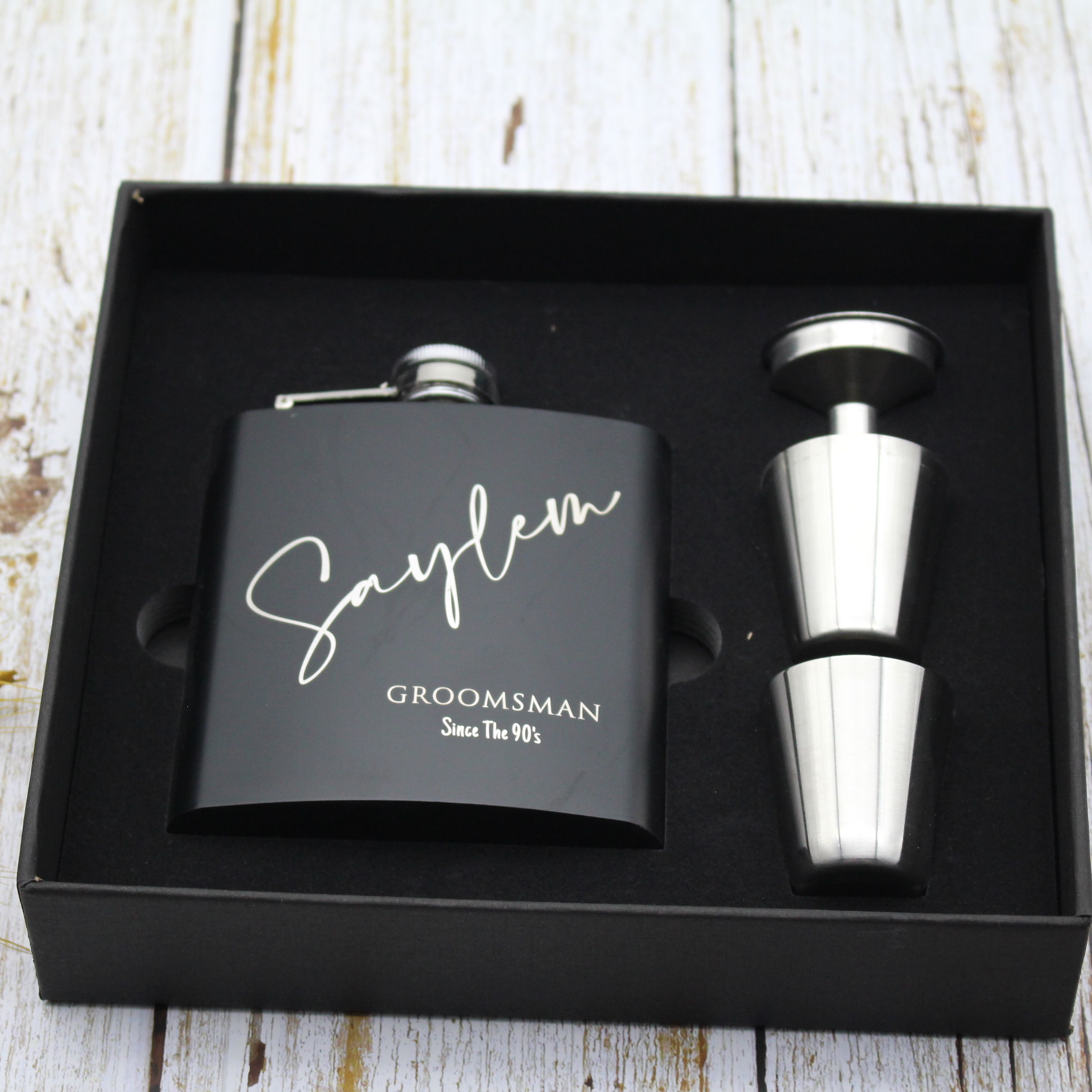 Custom Wedding Groomsman Gift  - Mens Grooming Box recension och pris