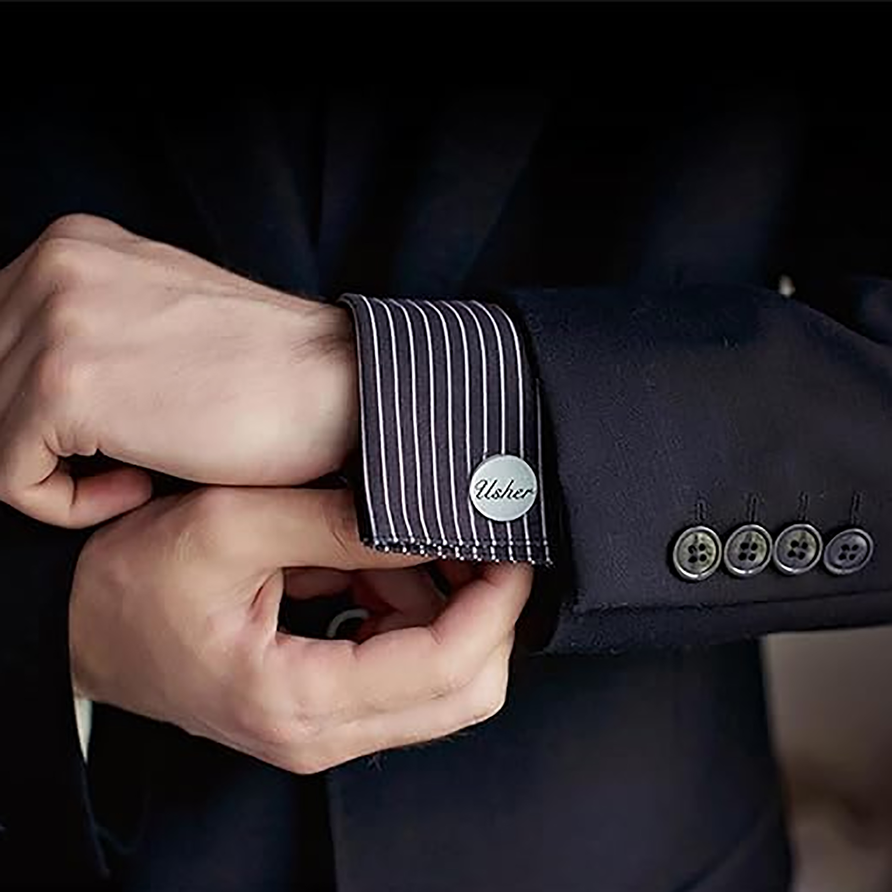 Custom Personalized Cufflinks  - Mens Grooming Box recension och pris