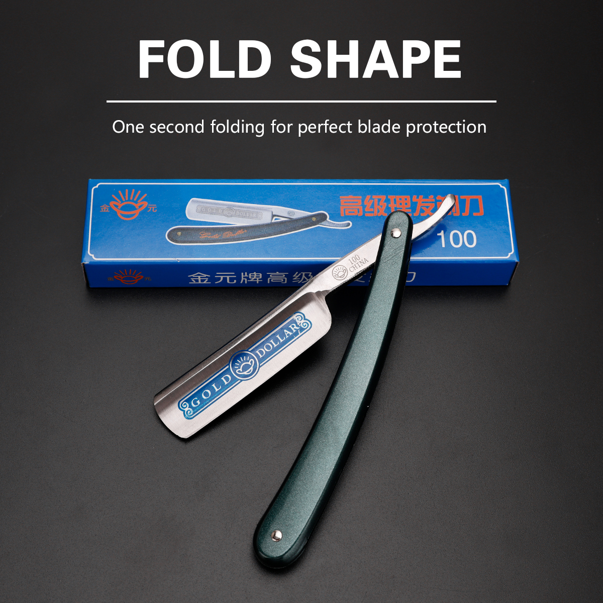 Classic Manual Barbershop Fold - Men'S Grooming Barbershop recension och pris