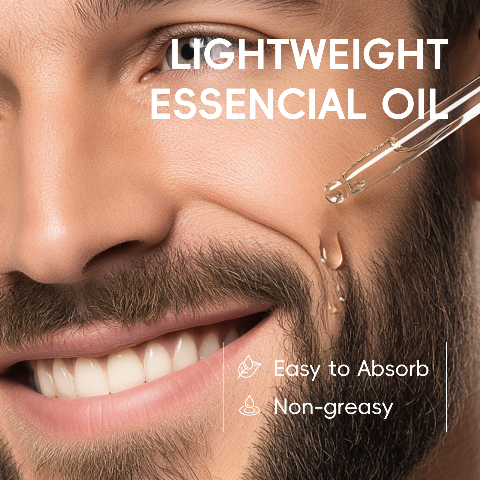 QUIYUM 4Pcs Men Beard & Facial - Men'S Grooming Oil recension och pris
