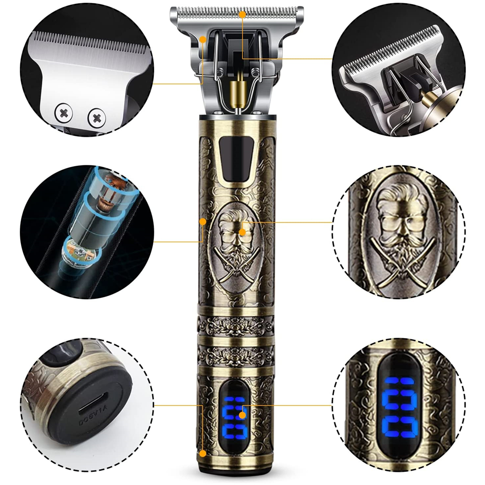 T9 LCD Electric Hairdresser Oi - Men'S Grooming Oil recension och pris