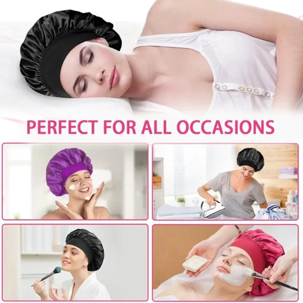 Silk Bonnet for Sleeping Satin - Men'S Grooming Tape recension och pris