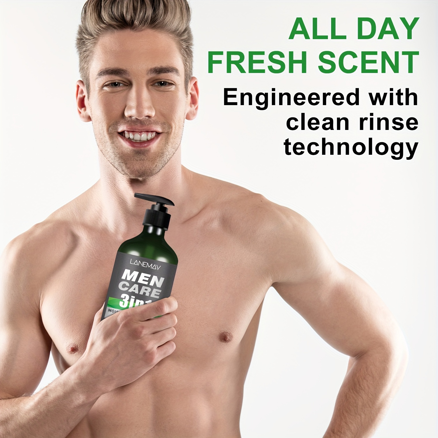 Men 3-in-1 Body,Hair and Face  - Face Wash Mens recension och pris