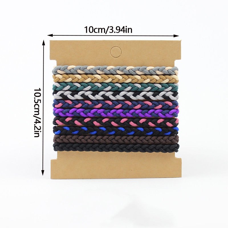 10pcs Boho Hair Ties Bracelets - Men'S Grooming Tape recension och pris