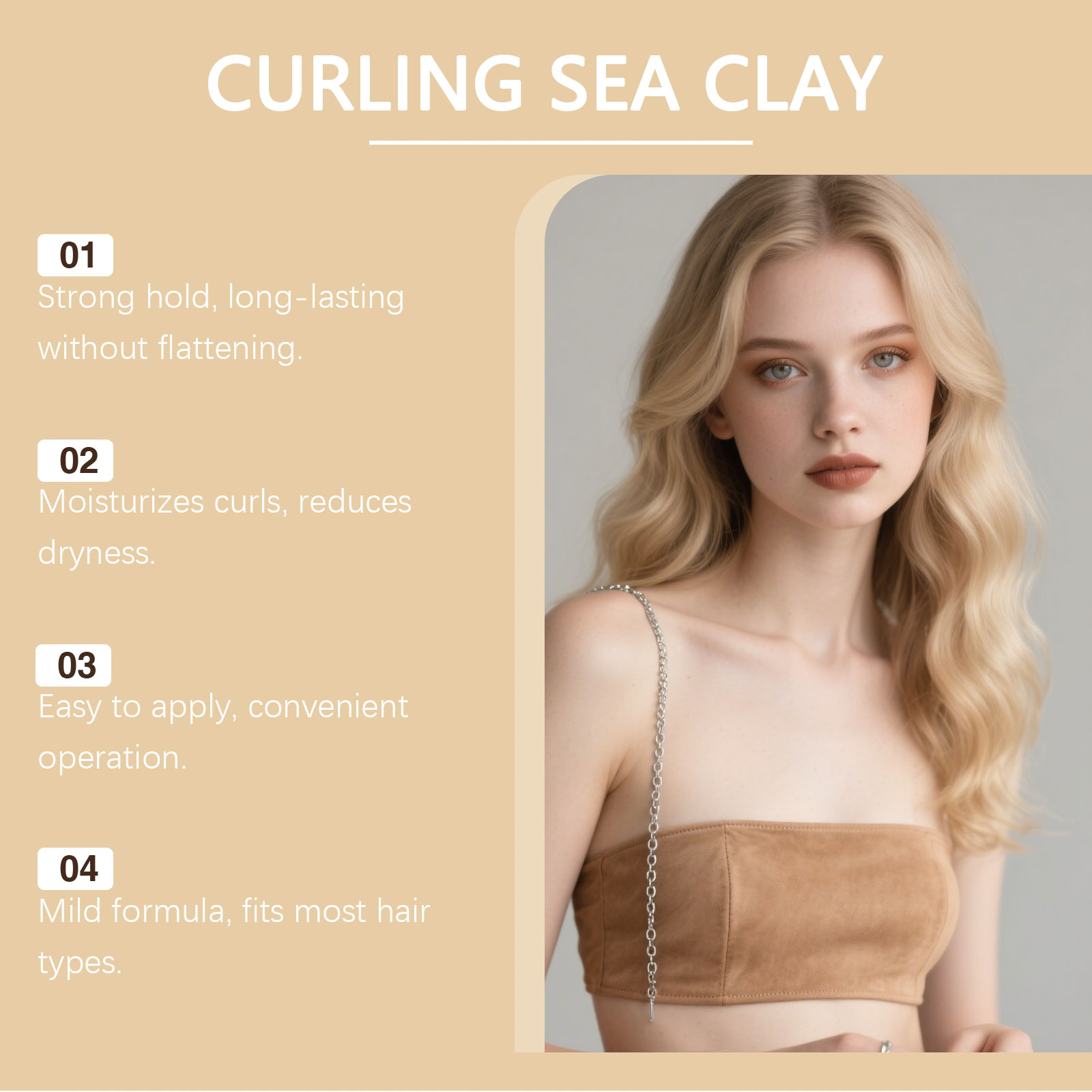 Curly Hair Styling Clay - Flex - Pomade Hair Clay recension och pris