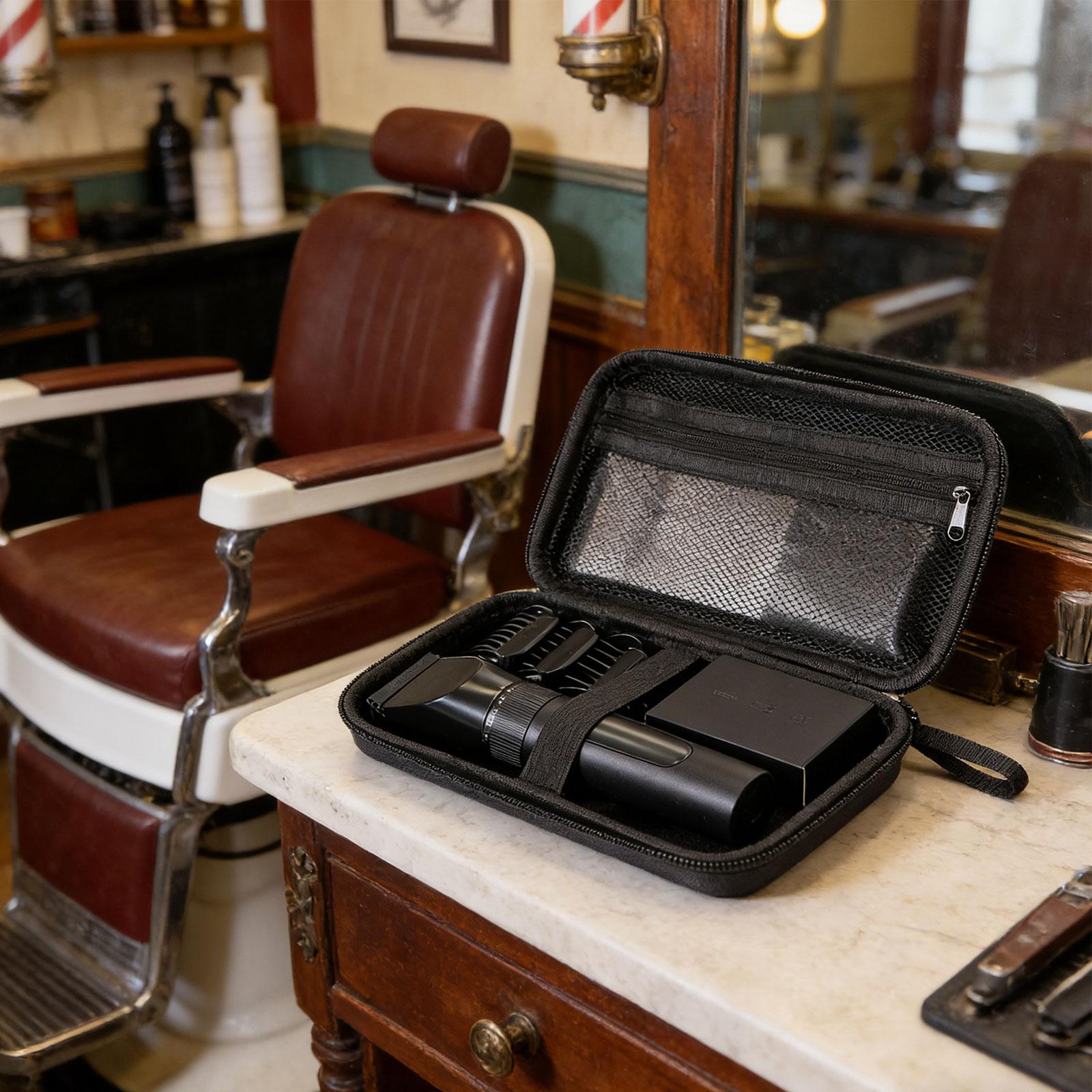 and Trimmer Bag Barber Case Po - Mens Grooming Box recension och pris