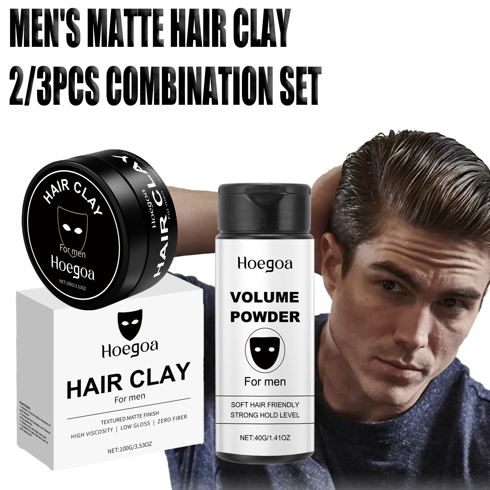 Men Hair Clay 100g Matte Finis - Pomade Hair Clay recension och pris