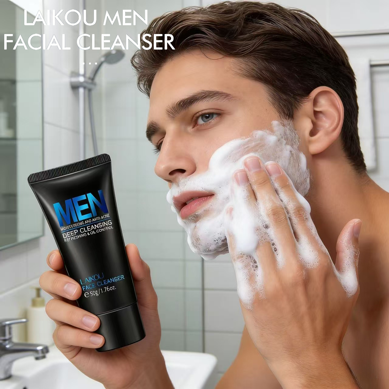 LAIKOU Men Facial Cleanser 50g - Face Wash Mens recension och pris