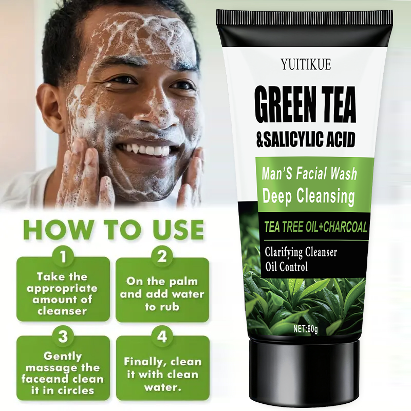 WaterIceLevin Green Tea Salicy - Face Wash Mens recension och pris