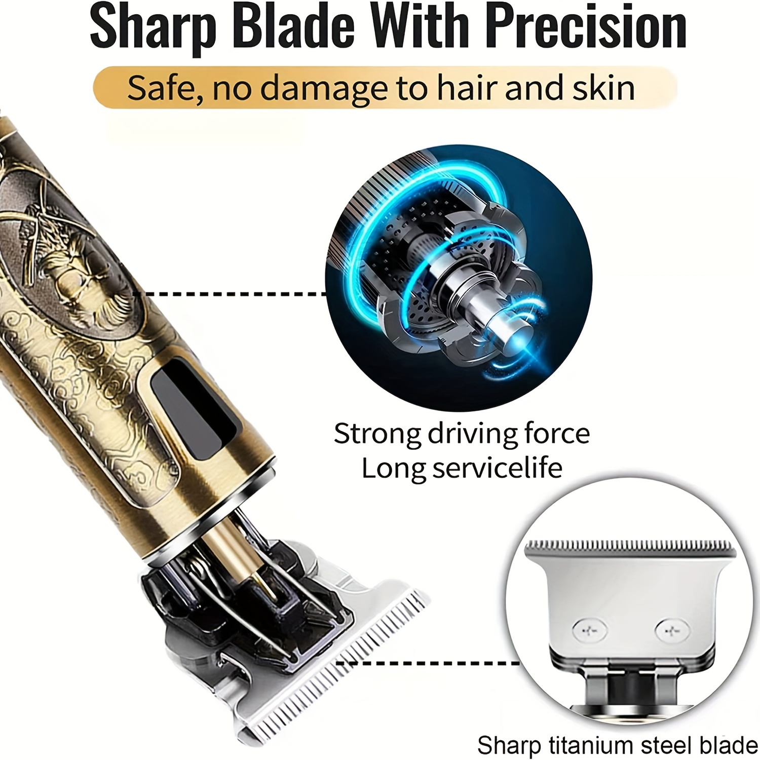 Electric Hair Clipper With LCD - Men'S Grooming Oil recension och pris