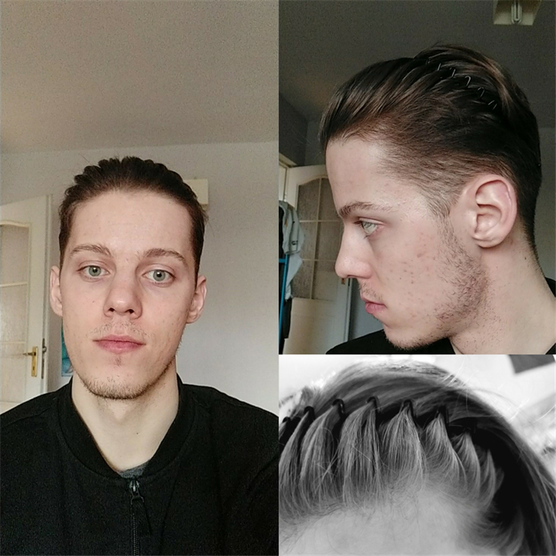 Fashion Black Metal Waved Spor - Men'S Grooming Tape recension och pris
