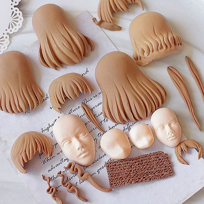 Hair Silicone Mold 3d Face Dec - Pomade Hair Clay recension och pris