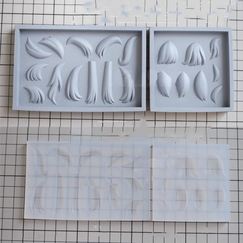 Hair Silicone Mold 3d Face Dec - Pomade Hair Clay recension och pris