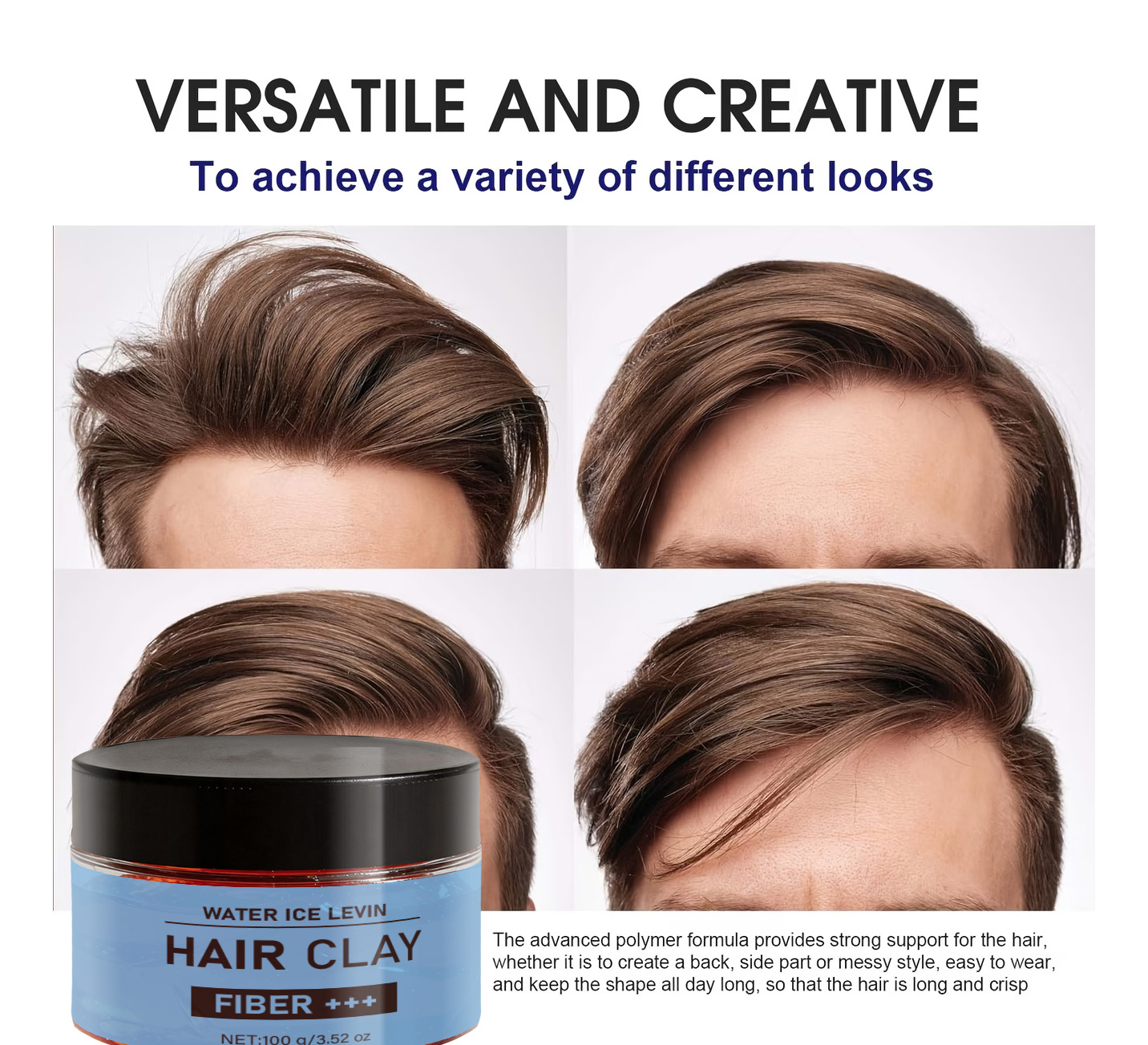 Biotin & Keratin Hair Clay for - Pomade Hair Clay recension och pris