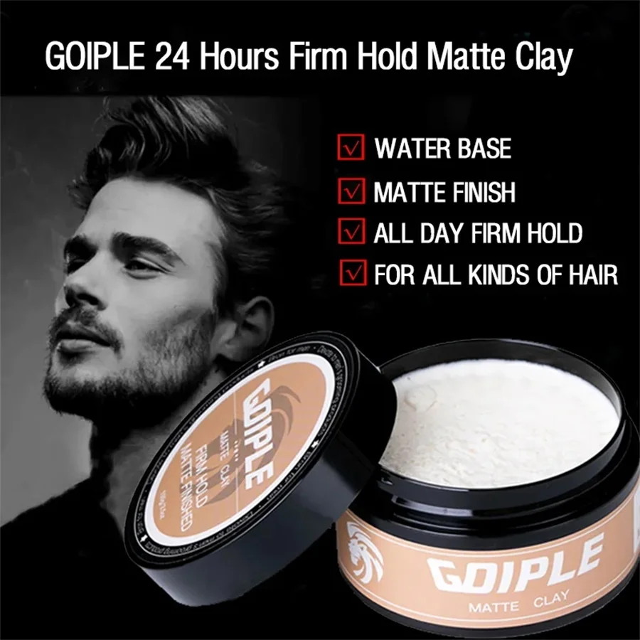 GOIPLE All-Day Strong Hold Mat - Pomade Hair Clay recension och pris