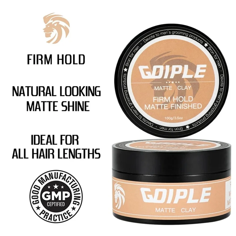 GOIPLE All-Day Strong Hold Mat - Pomade Hair Clay recension och pris