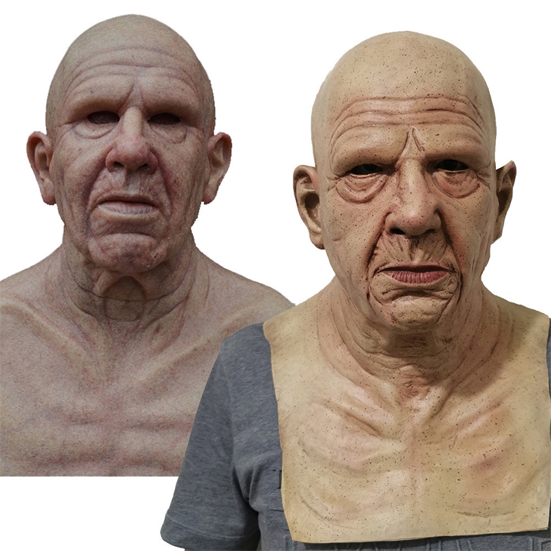 Realistic Bald Old Man Full He - Face Wash Mens recension och pris