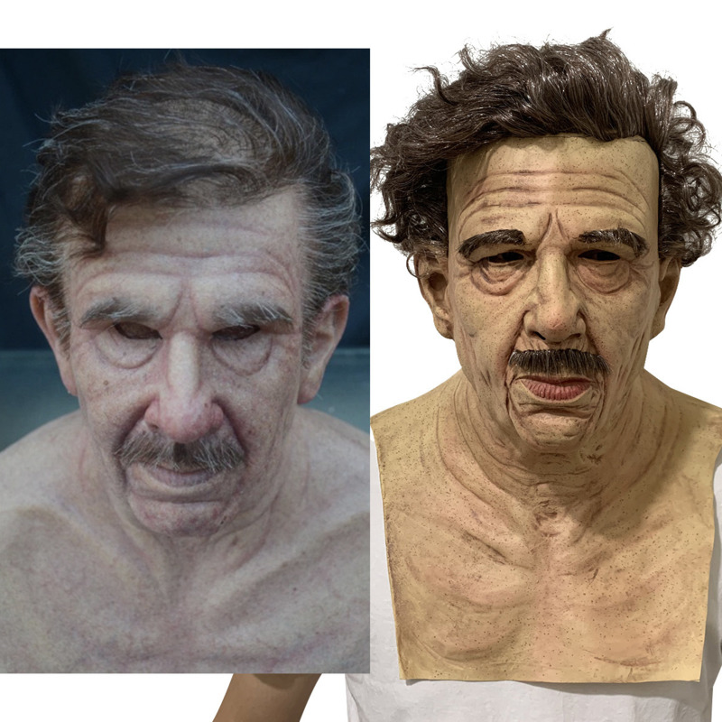 Realistic Bald Old Man Full He - Face Wash Mens recension och pris