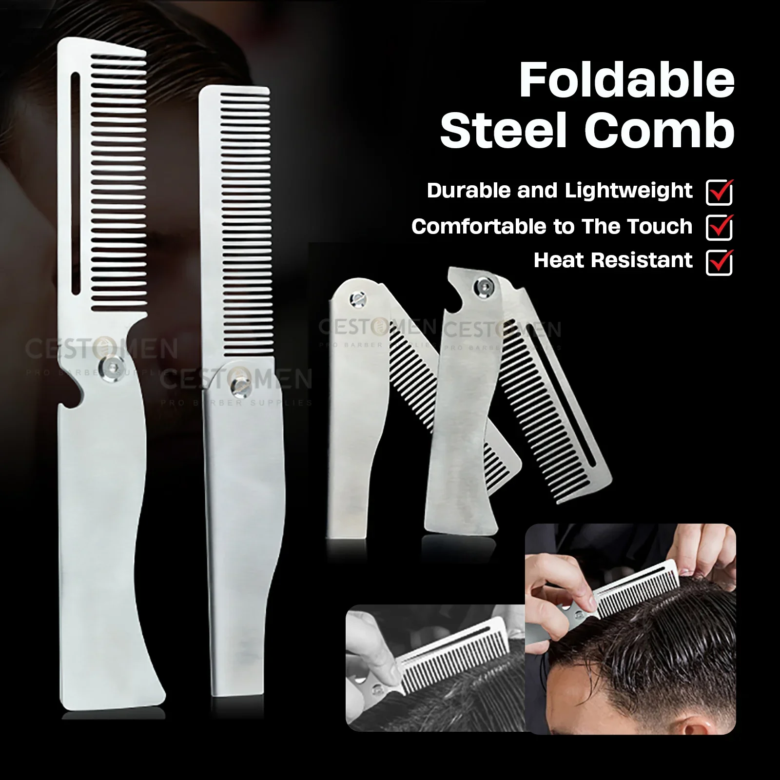 New Type1/2PCS Portable Steel  - Men'S Grooming Oil recension och pris