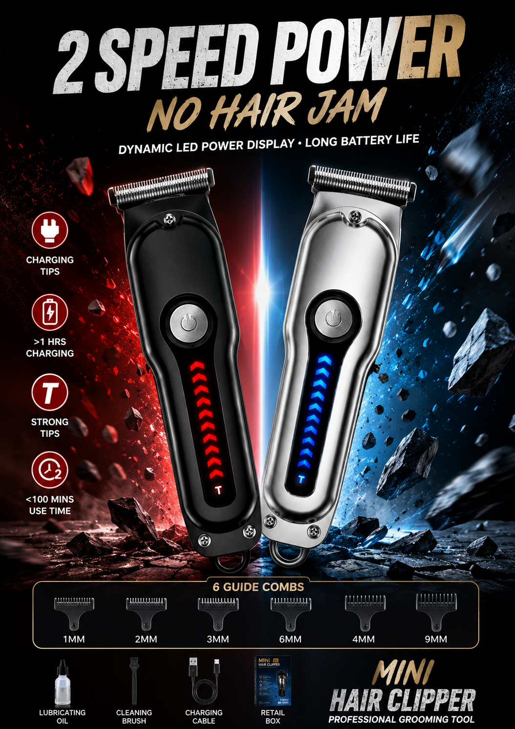 2026 Generation-2, Electric Ha - Grooming Men'S Hair recension och pris