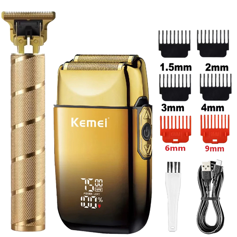Kemei KM-TX10 T9 Hair Trimmer  - Mens Grooming Box recension och pris