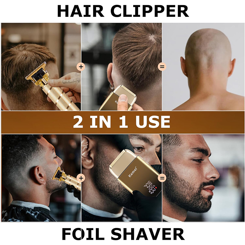 Kemei KM-TX10 T9 Hair Trimmer  - Mens Grooming Box recension och pris