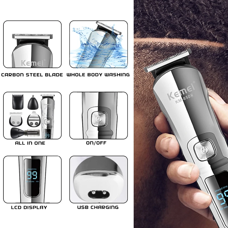 Kemei Professional Multifuncti - Mens Grooming Box recension och pris